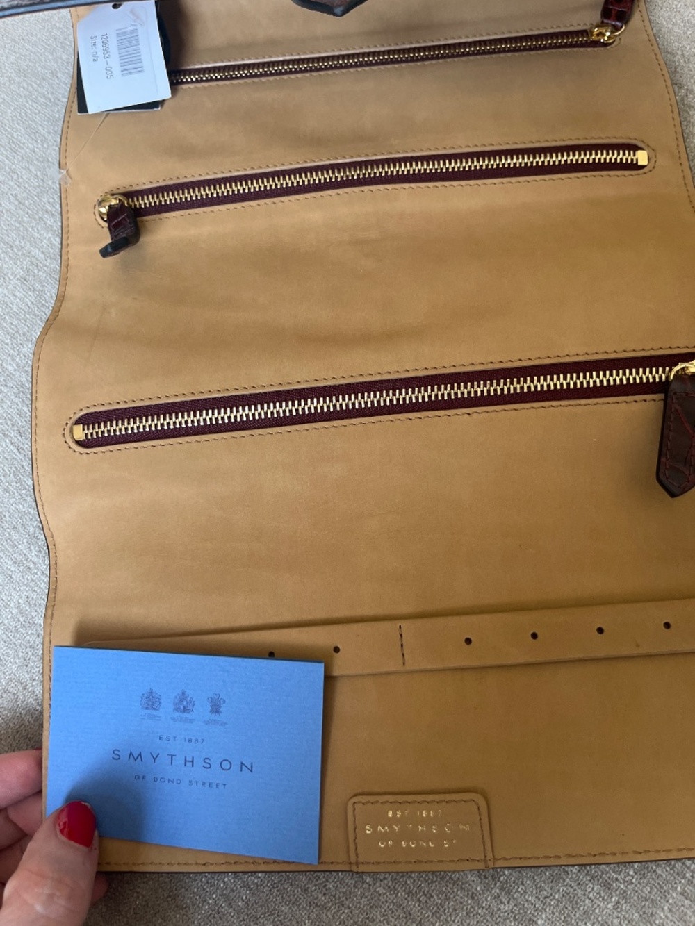 Smythson Jewelry Clutch NWT in box - Picture 4 of 7